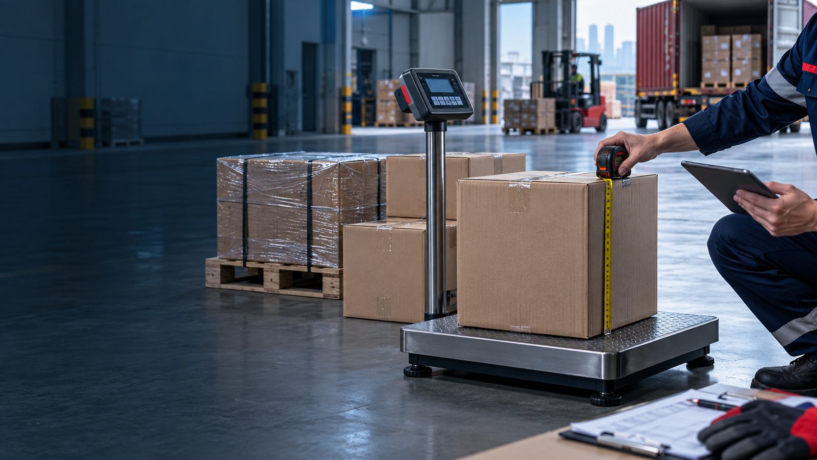 Cargo details driving an estimate
