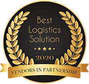 Best Logistics Solution 2020 badge
