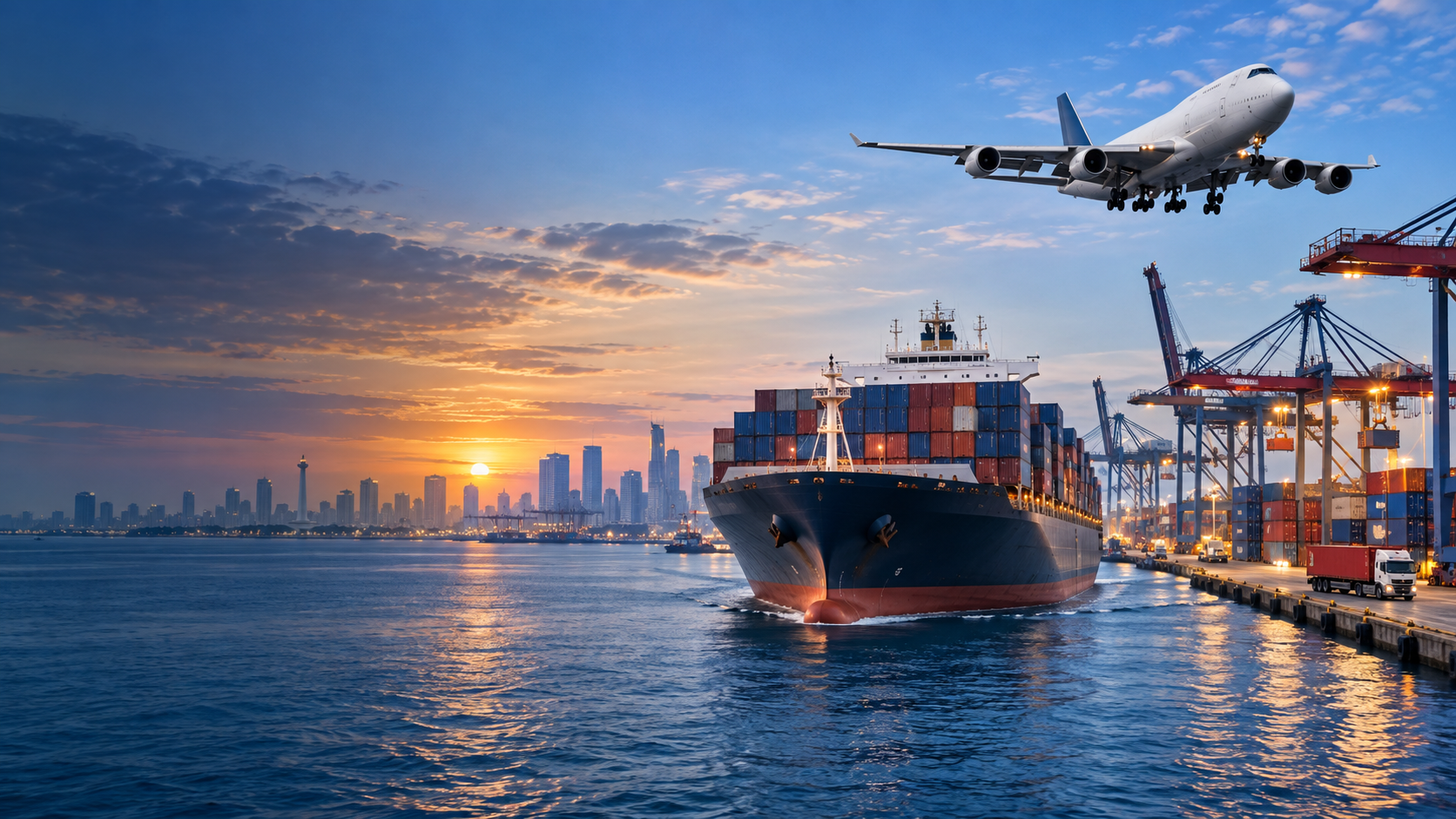Sea and air shipping to Indonesia
