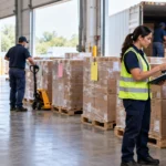 Illustrative multi-supplier consolidation scene for buyer and supplier coordination